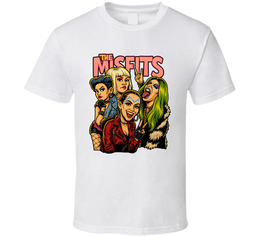 The Misfits Jem And The Holograms Fictional Band Caricature Fan T Shirt