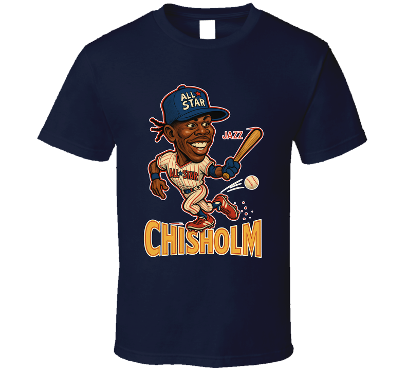 Jazz Chisholm All Star Baseball Player Fan T Shirt