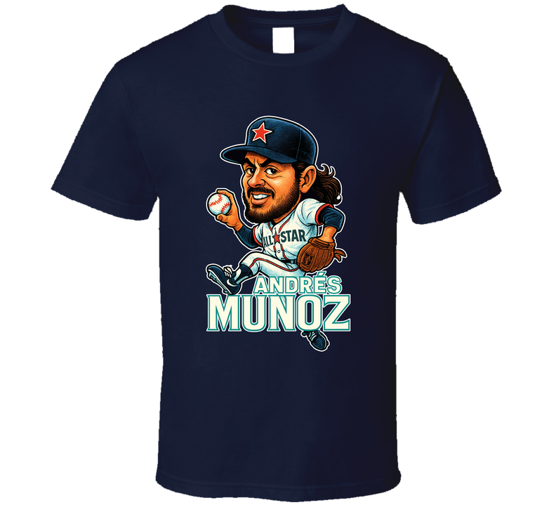 Andres Munoz All Star Baseball Player Fan T Shirt
