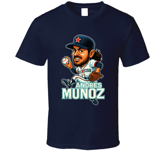 Andres Munoz All Star Baseball Player Fan T Shirt