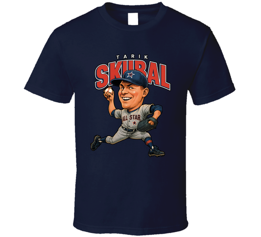 Tarik Skubal All Star Baseball Caricature Fan T Shirt