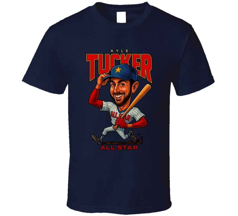 Kyle Tucker All Star Baseball Caricature Fan T Shirt