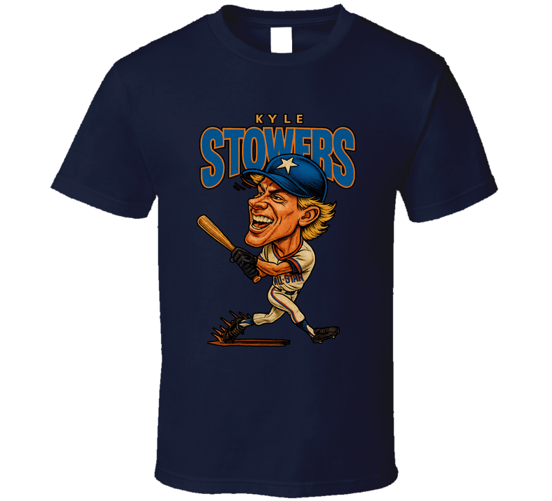 Kyle Stowers All Star Baseball Caricature Fan T Shirt