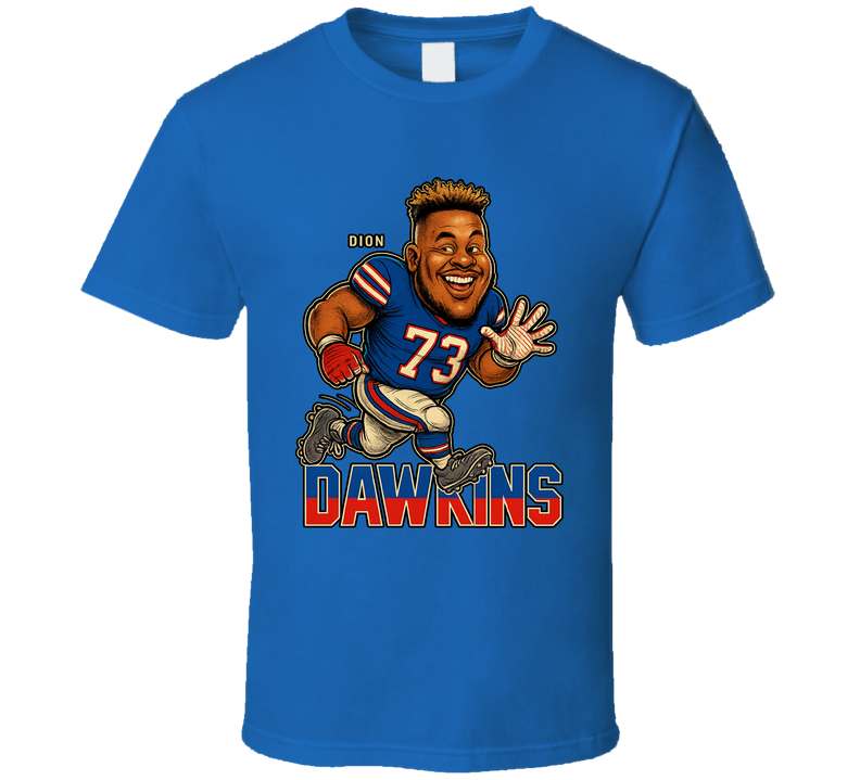 Dion Dawkins Football Caricature Fan T Shirt