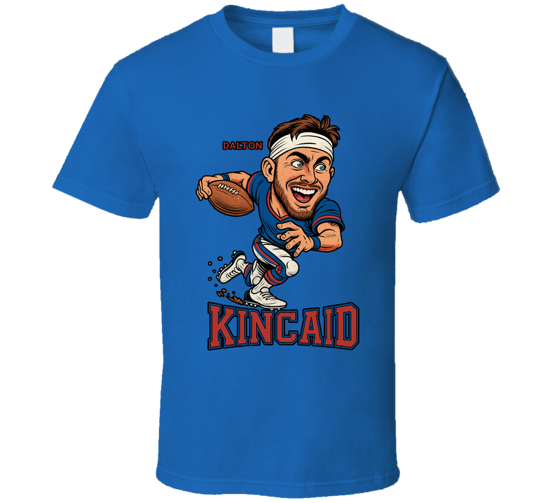 Dalton Kincaid Football Caricature Fan T Shirt