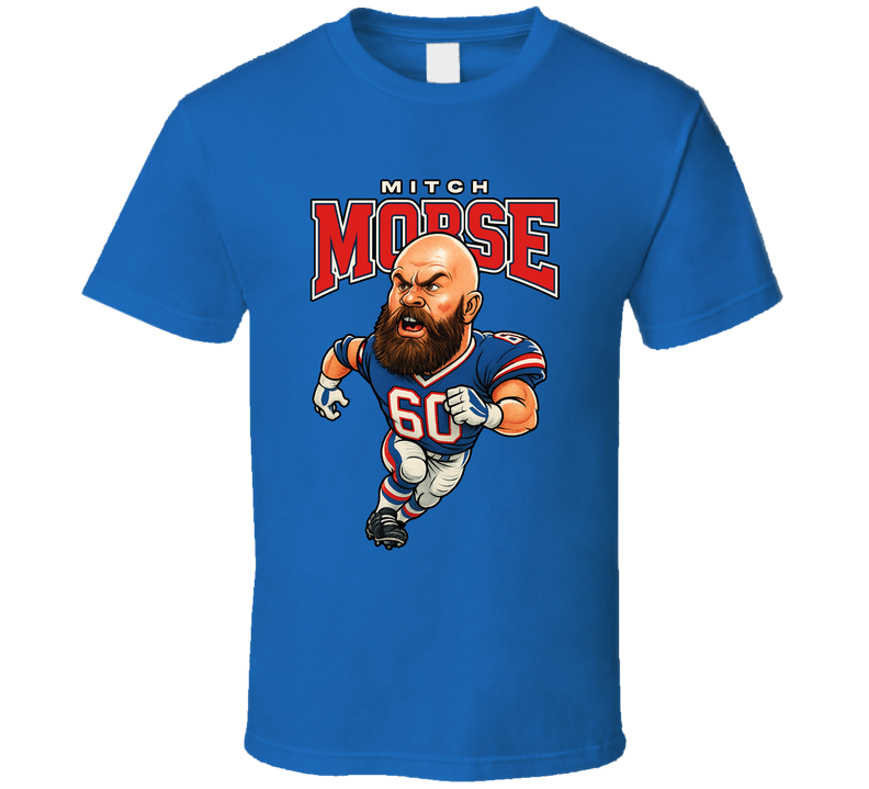 Mitch Morse Football Caricature Fan T Shirt