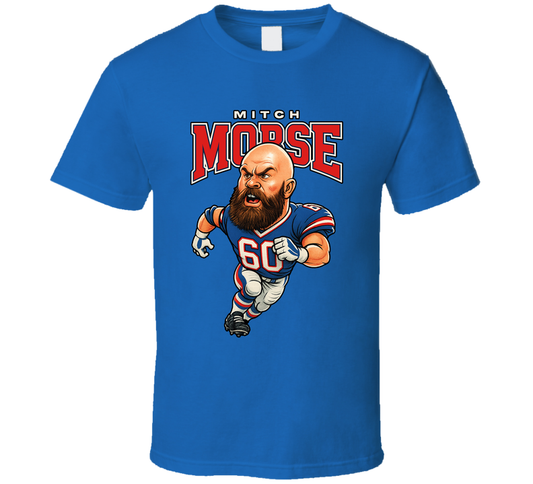 Mitch Morse Football Caricature Fan T Shirt