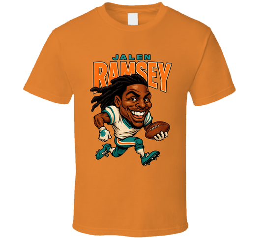 Jalen Ramsey Football Caricature Fan T Shirt