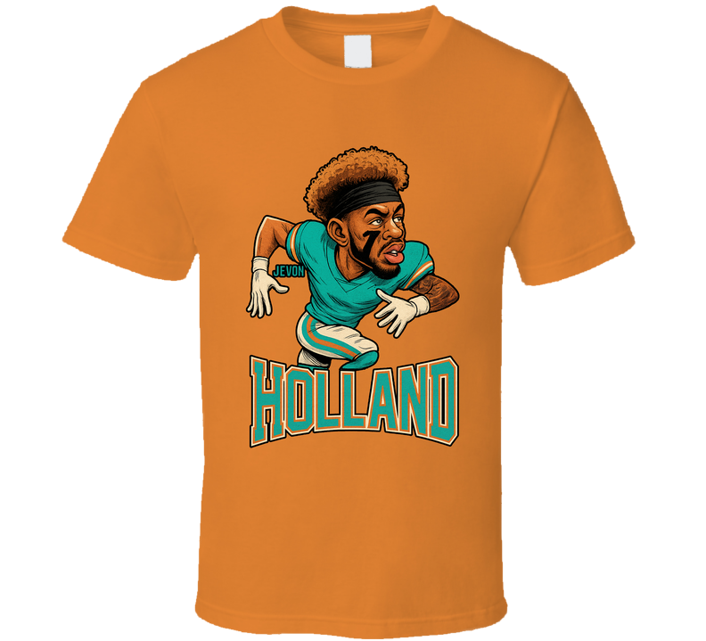 Jevon Holland Football Caricature Fan T Shirt
