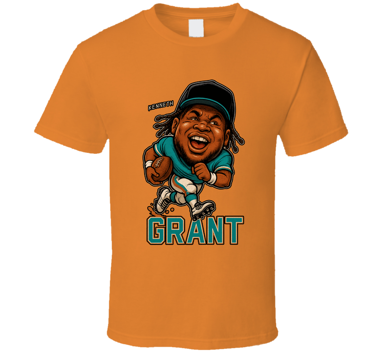 Kenneth Grant Football Caricature Fan T Shirt