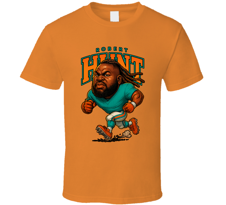Robert Hunt Football Caricature Fan T Shirt