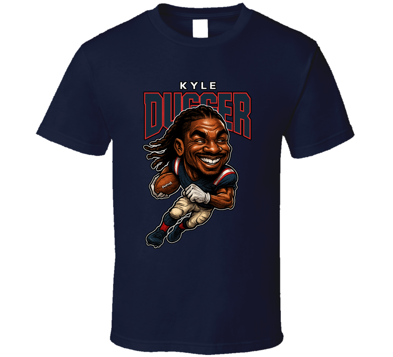 Kyle Dugger Football Caricature Fan T Shirt