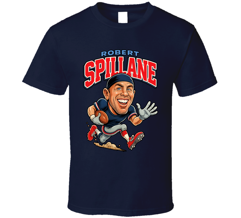 Robert Spillane Football Caricature Fan T Shirt