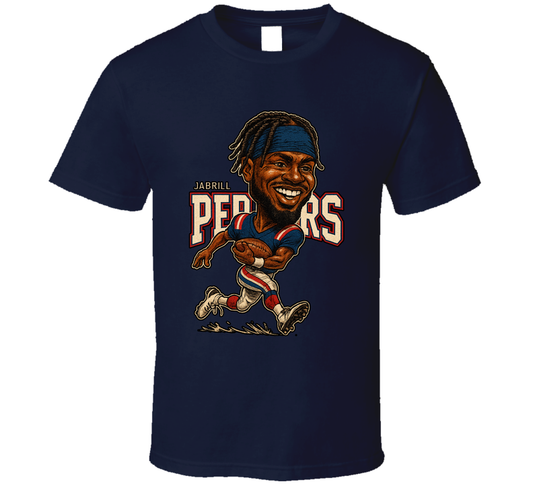 Jabrill Peppers Football Caricature Fan T Shirt