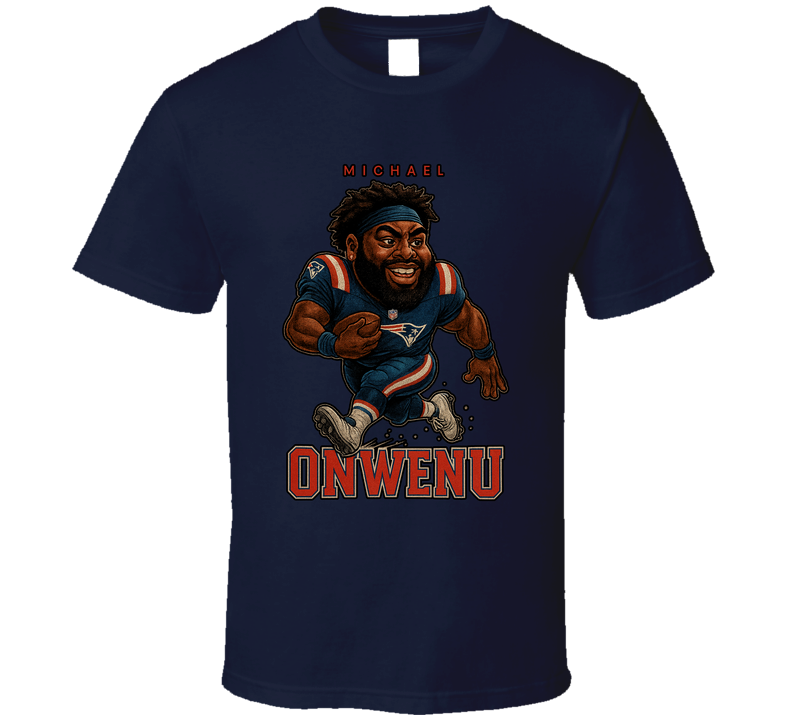 Michael Onwenu Football Caricature Fan T Shirt