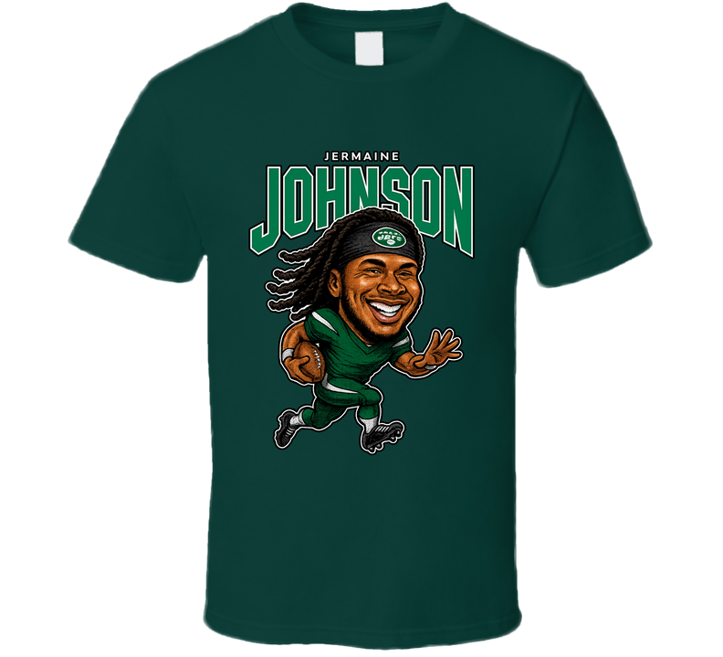 Jermaine Johnson Football Caricature Fan T Shirt