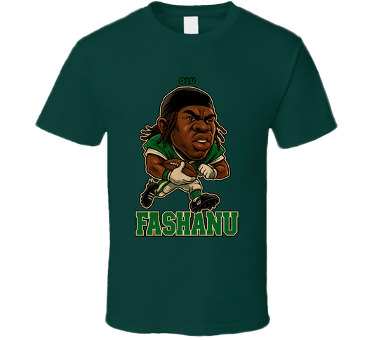 Olu Fashanu Football Caricature Fan T Shirt