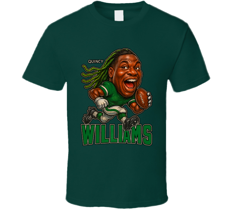 Quincy Williams Football Caricature Fan T Shirt