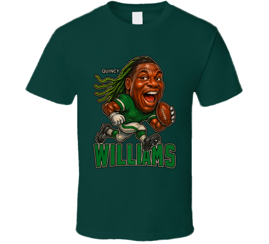 Quincy Williams Football Caricature Fan T Shirt
