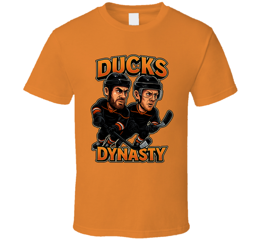 Ryan Getzlaf And Corey Perry Ducks Dynasty Hockey Duo Caricatures Fan T Shirt
