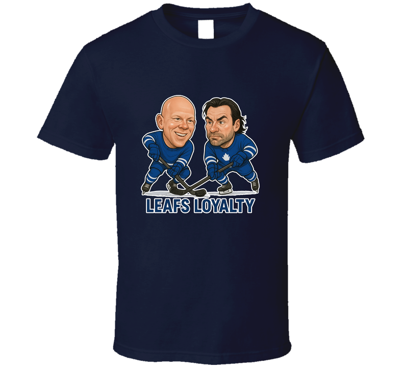 Mats Sudin And Darcy Tucker Leafs Loyalty Hockey Duo Caricatures Fan T Shirt