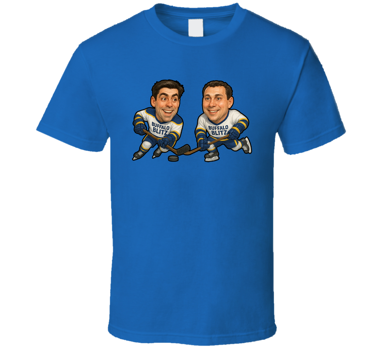 Pat Lafontaine And Alexander Mogilny Buffalo Blitz Hockey Duo Caricatures Fan T Shirt