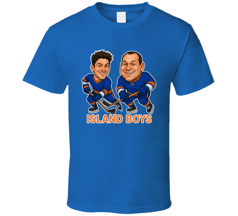 Mat Barzal And Bo Horvat Island Boys Hockey Duo Caricatures Fan T Shirt