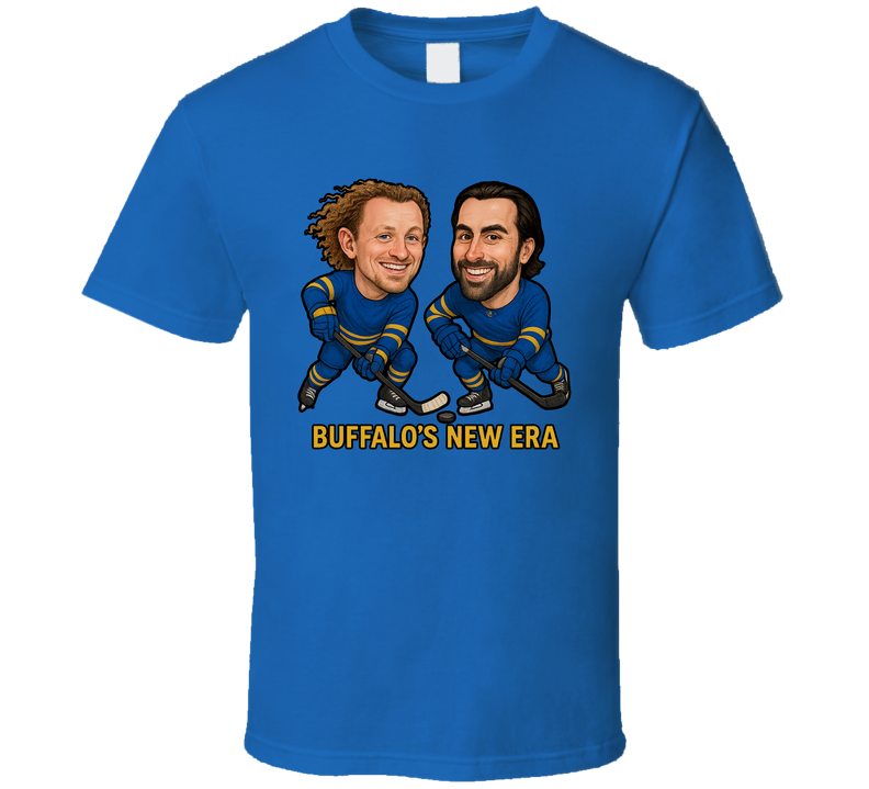 Jack Eichel And Alex Tuch Buffalo&#039;s New Era Hockey Duo Caricatures Fan T Shirt
