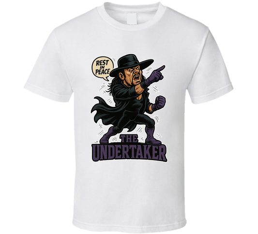 The Undertaker Wrestling Fan Caricature T Shirt