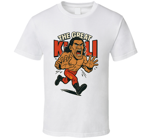 The Great Khali Wrestling Fan Caricature T Shirt