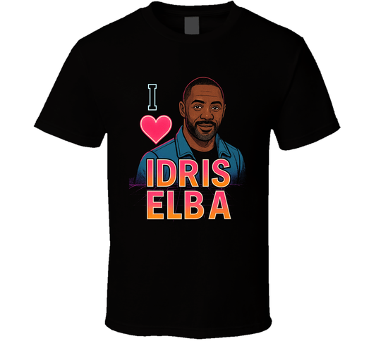 I Heart Love Idris Elba T Shirt