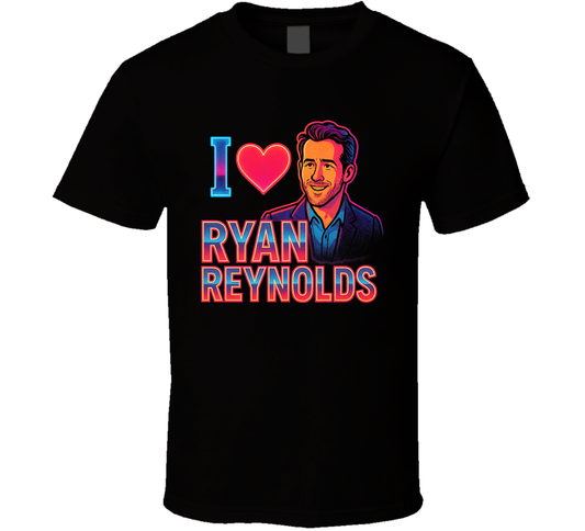 I Heart Love Ryan Reynolds T Shirt