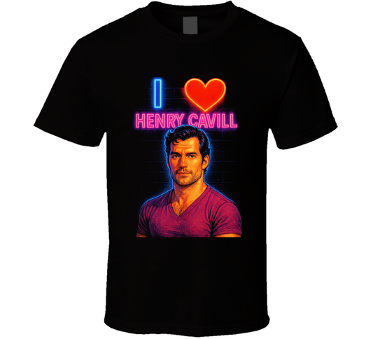 I Heart Love Henry Cavill T Shirt