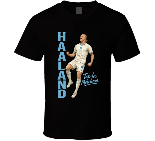 Erling Haaland Tap-in Merchant Soccer Football Fan T Shirt