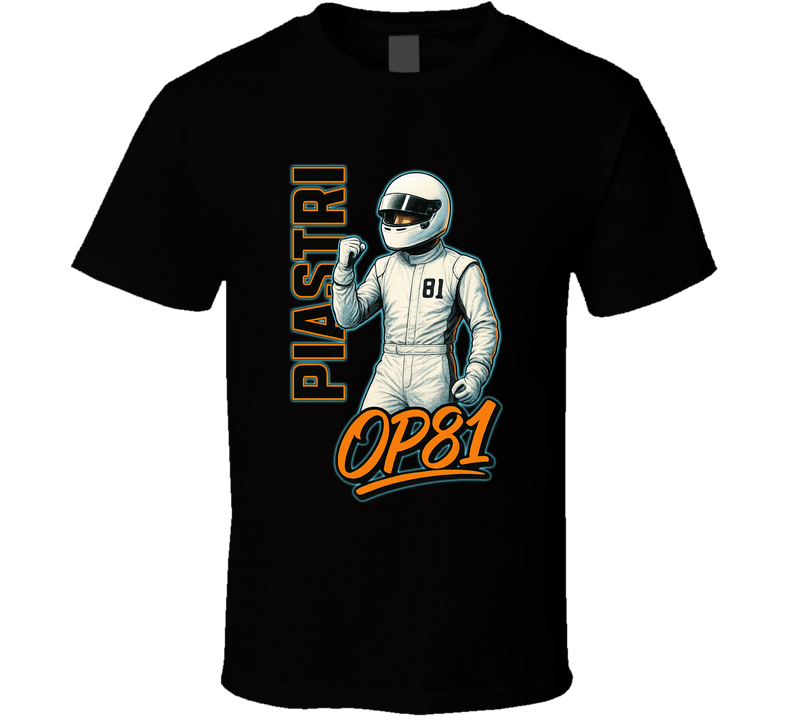 Oscar Piastri Op81 Racing Fan T Shirt