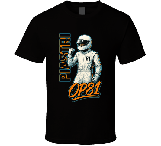 Oscar Piastri Op81 Racing Fan T Shirt