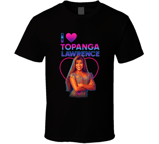I Heart Love Topanga Lawrence Boy Meets World 90s Sitcom Character Fan T Shirt