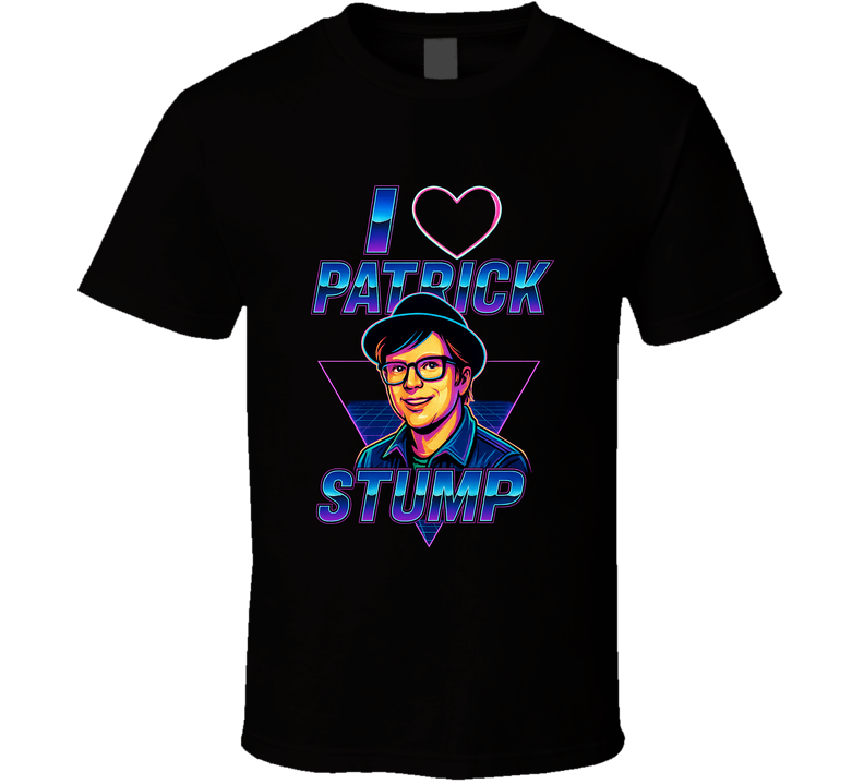 I Heart Love Patrick Stump Music Fan T Shirt