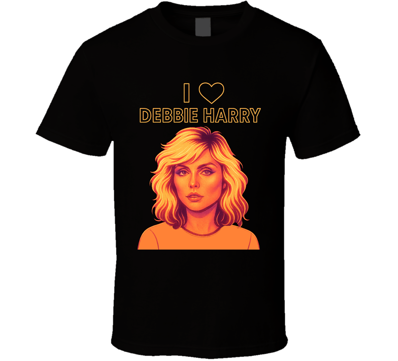 I Heart Love Debbie Harry Music Fan T Shirt