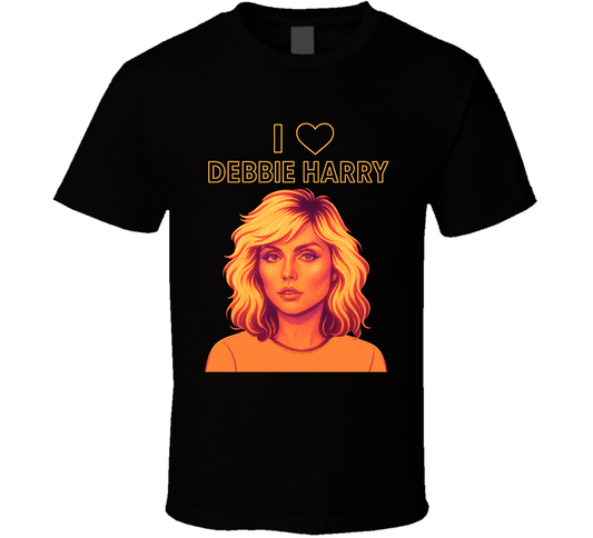 I Heart Love Debbie Harry Music Fan T Shirt