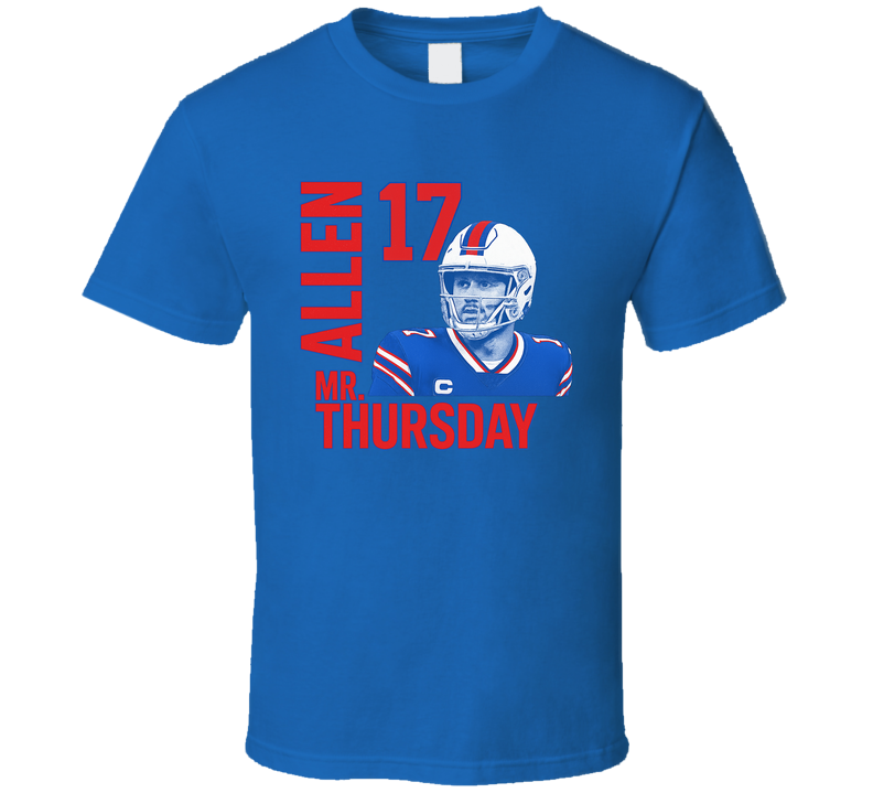 Josh Allen Retro Look Sports Fan T Shirt