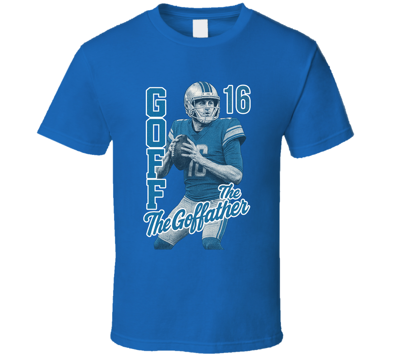Jared Goff Retro Look Sports Fan T Shirt