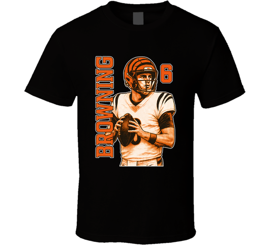 Jake Browning Retro Look Sports Fan T Shirt