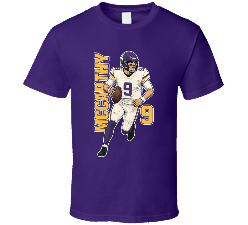 J.j. Mccarthy Retro Look Sports Fan T Shirt