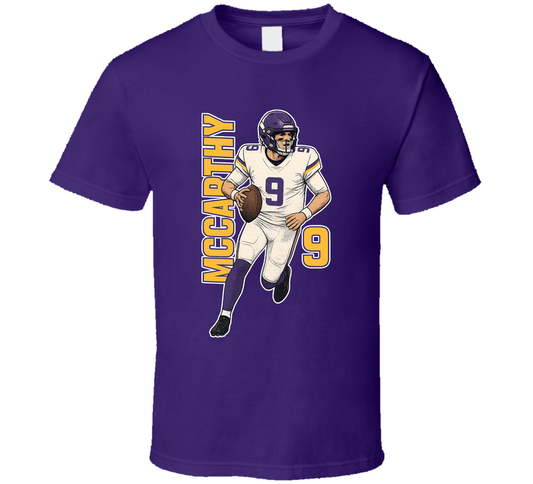 J.j. Mccarthy Retro Look Sports Fan T Shirt