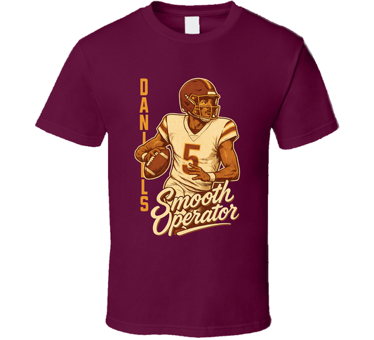 Jayden Daniels Smooth Operator Retro Look Sports Fan T Shirt