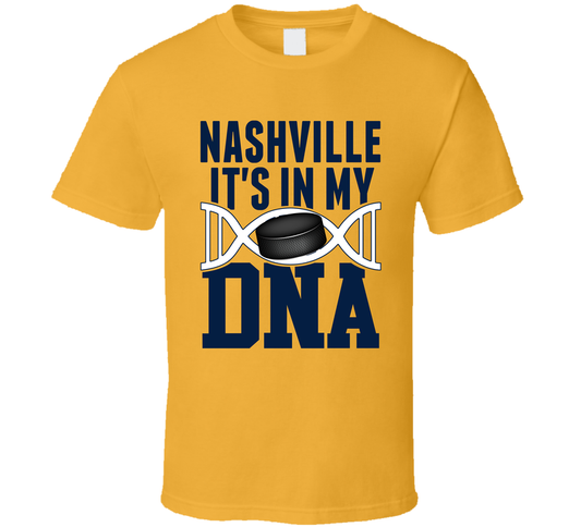 It&#039;s In My Dna Nashville Hockey Fan T Shirt