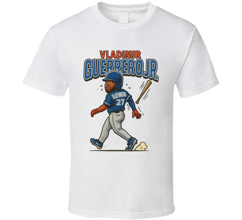 Vladimir Guerrero Jr. Bat Flip Baseball Fan T Shirt