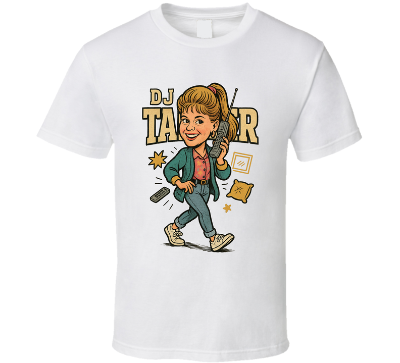 Dj Tanner Full House Caricature Retro Look Fan T Shirt