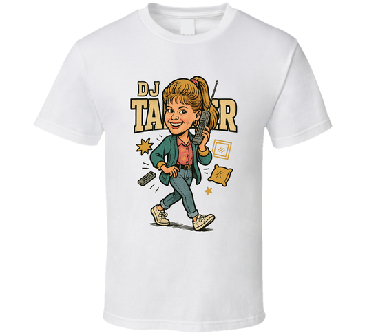 Dj Tanner Full House Caricature Retro Look Fan T Shirt